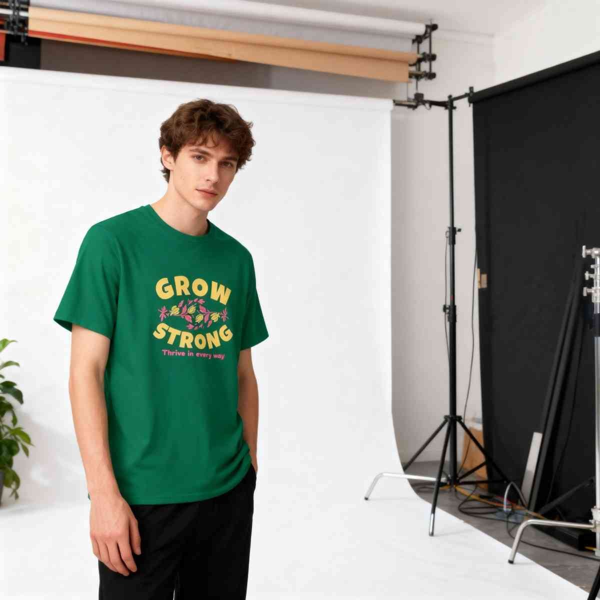 GrowStrong-AIImageboar Grow Strong Classic Fit T-Shirt