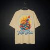 Ignite Your Spirit Oversized Tee – Floral Flame Edition