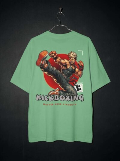 Kickboxing Fury Oversized T-Shirt – Master Your Strength Edition