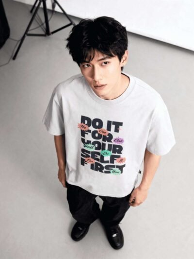 Do It For Yourself Oversized Graphic T-Shirt