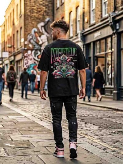 Psychedelic Oversized Tee – Neon Vision Edition