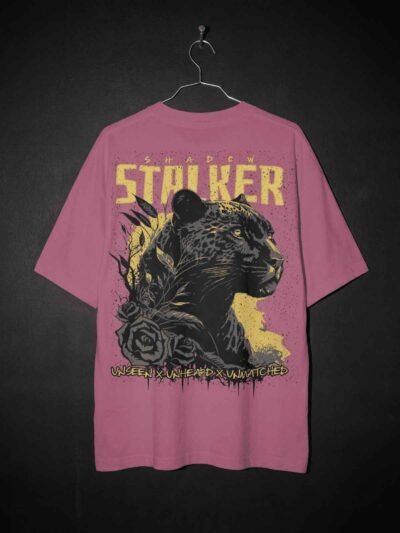 Shadow Stalker Oversized Tee – Panther Rebel Edition