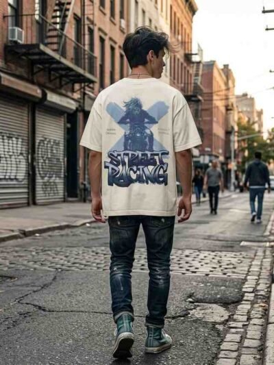 Street Racing Oversized T-Shirt – Urban Speed Edition