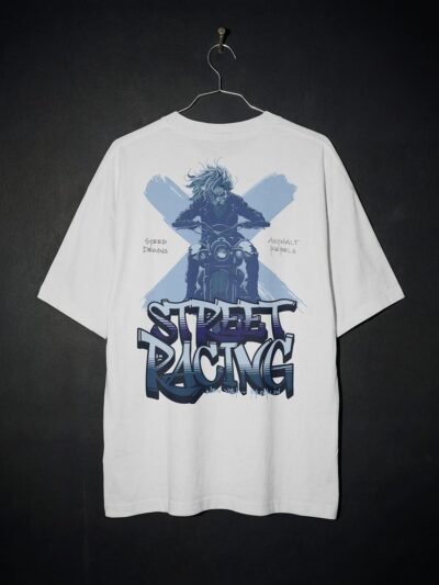 Street Racing Oversized T-Shirt – Urban Speed Edition