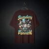 Sunday Fun time Oversized Graphic T-Shirt
