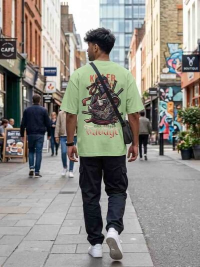 Silent Savage Oversized Tee – Killer Edition