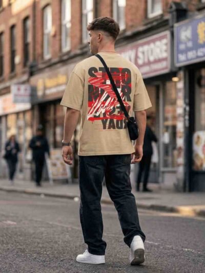Street Vibe Typography Oversized T-Shirt – Urban Graffiti Edition