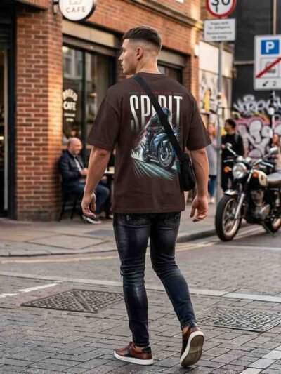 Unleash Your Spirit Oversized Tee – Speed Rider Edition