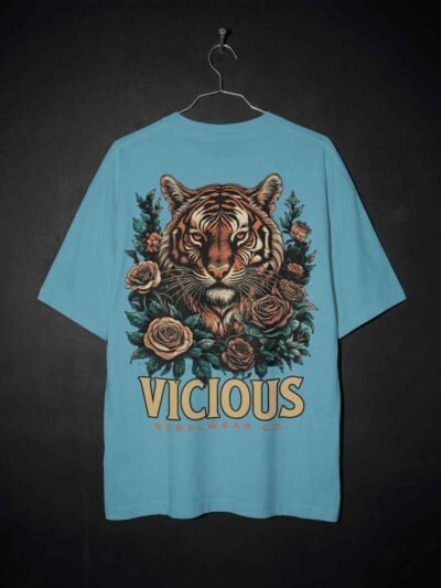 Vicious Rebelwear Oversized Tee – Wild Bloom Edition